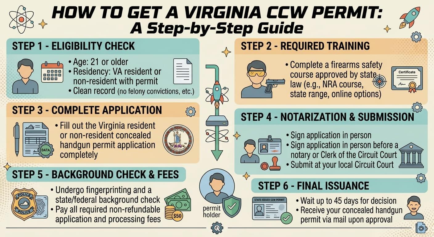 Your Step-by-Step Guide to Getting a Virginia CCW Permit