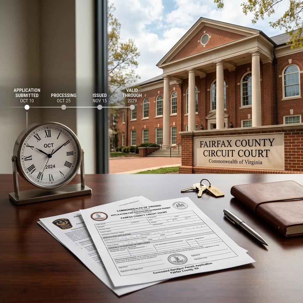How Long Does It Take to Get a Concealed Carry Permit in Fairfax, VA? A Realistic Timeline